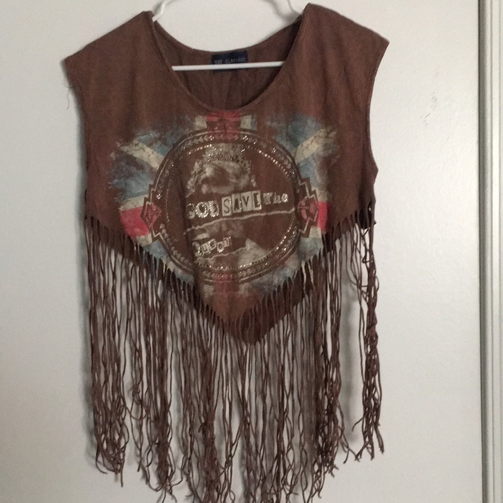 Fringe top